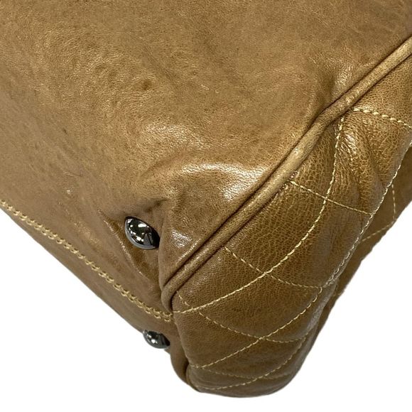 Chanel Shoulder Bag - Brown Leather - Picture 6 of 16